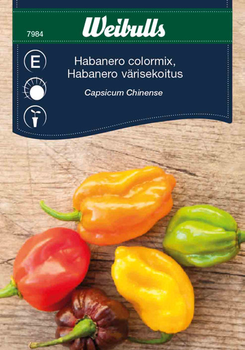 Habanero chilipepper colormix